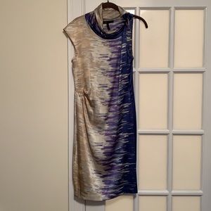 BCBG silk ink combo dress size 4